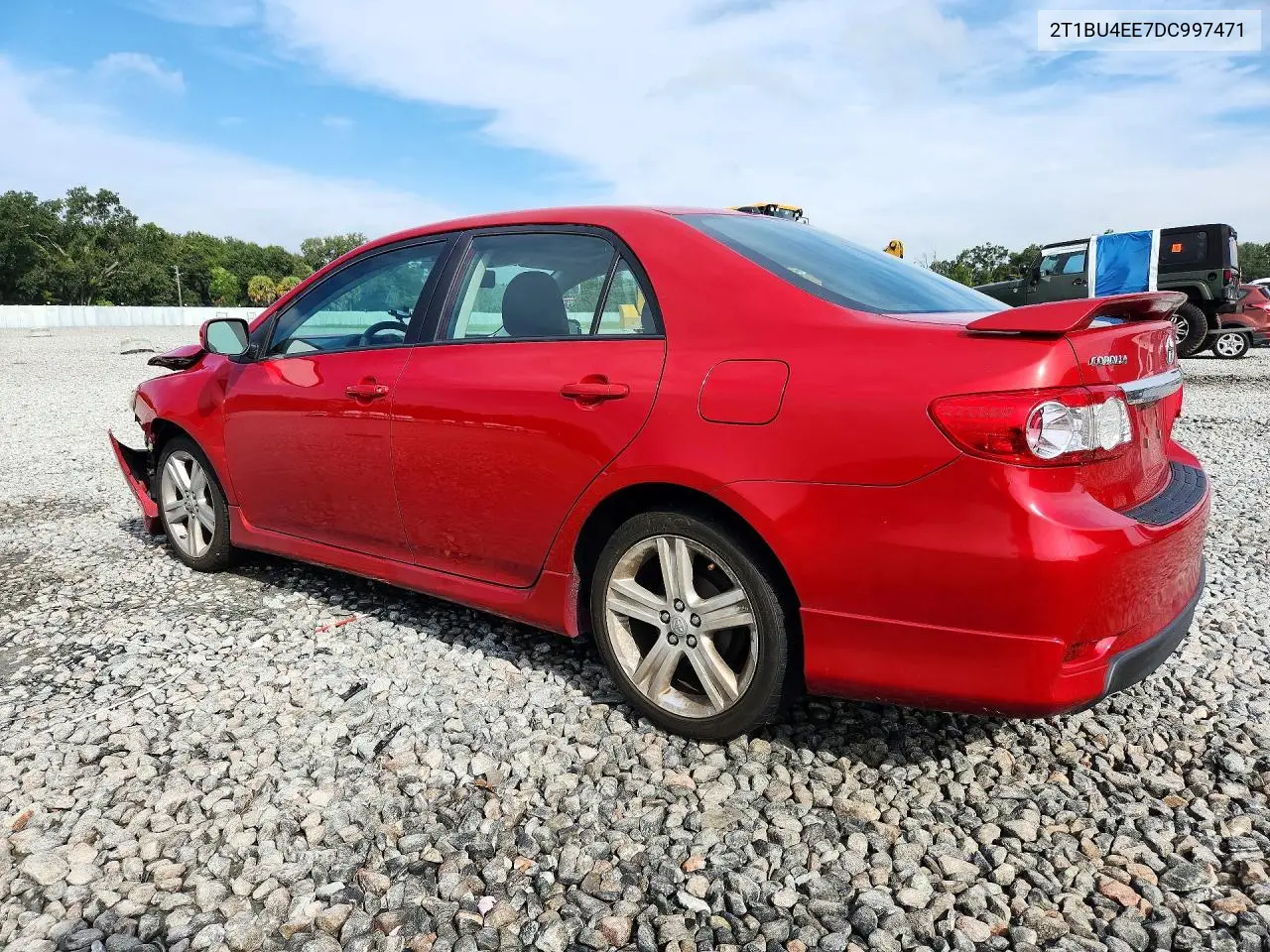 2013 TOYOTA COROLLA VIN 2T1BU4EE7DC997471 — фото 2