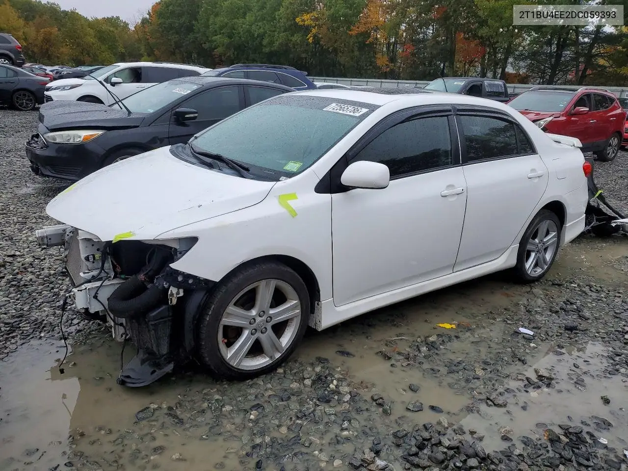 TOYOTA COROLLA 2013, VIN 2T1BU4EE2DC059393