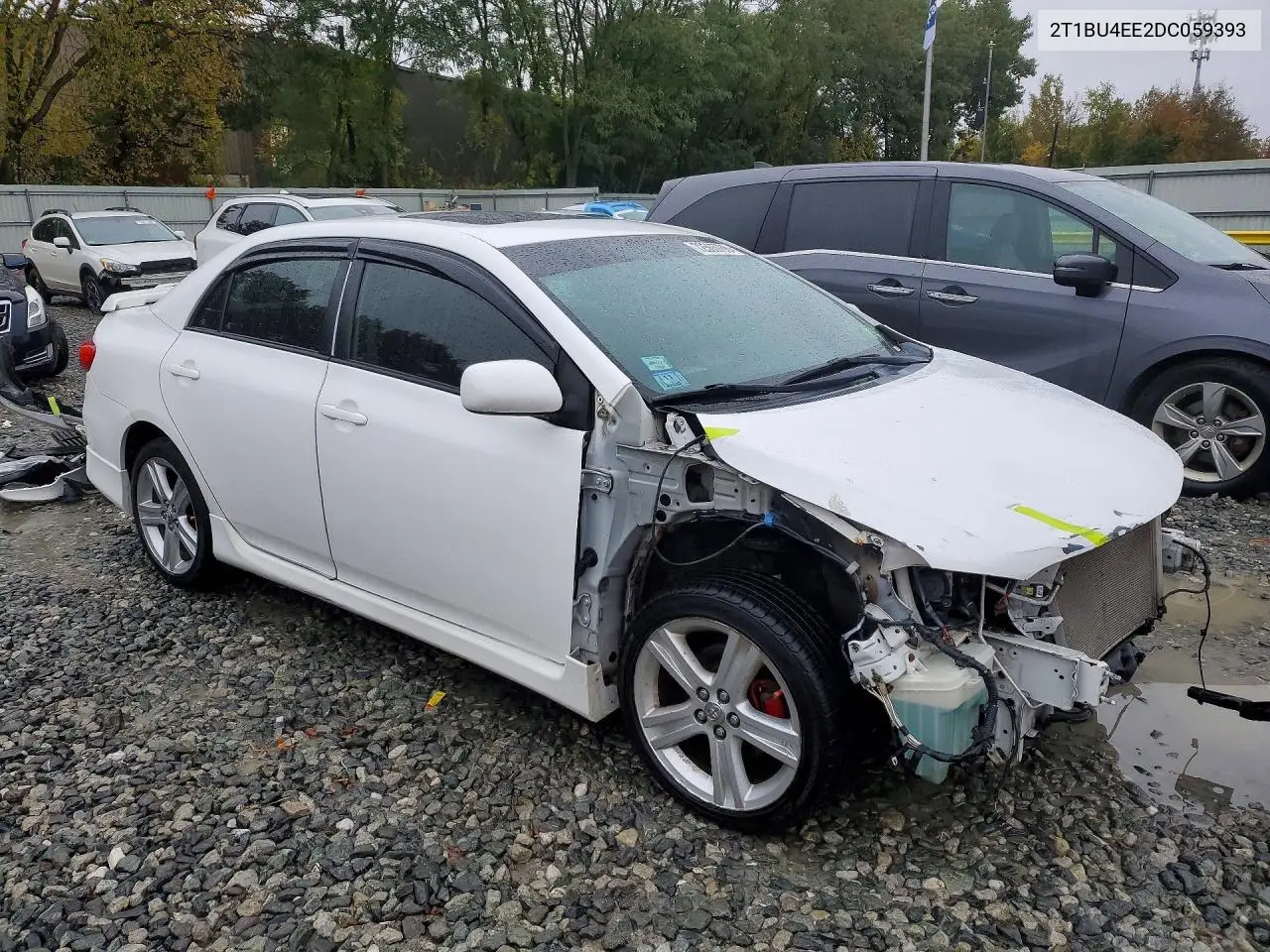 2013 TOYOTA COROLLA VIN 2T1BU4EE2DC059393 — фото 4