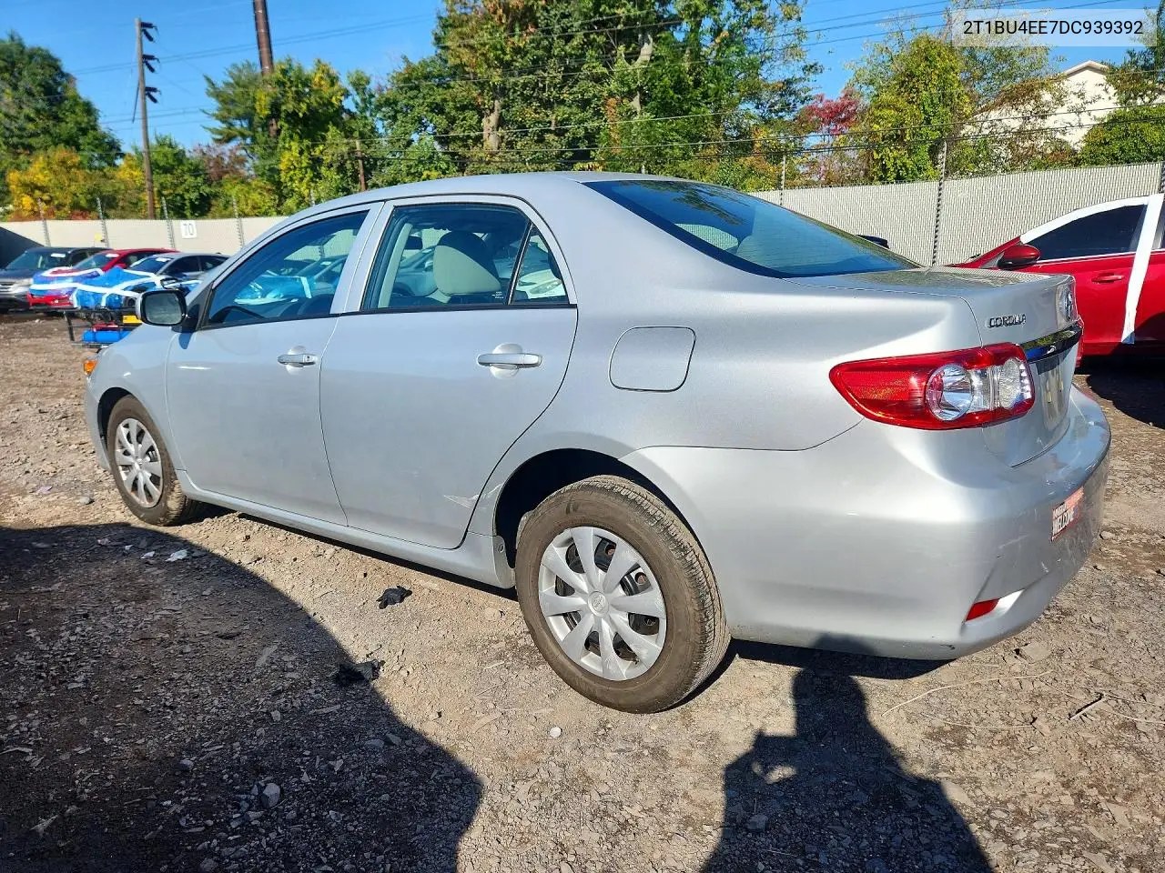 2013 TOYOTA COROLLA VIN 2T1BU4EE7DC939392 — фото 2