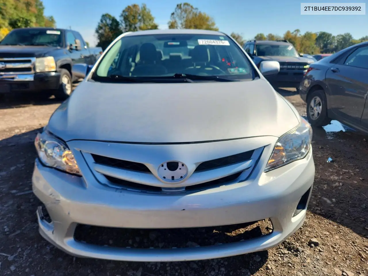 2013 TOYOTA COROLLA VIN 2T1BU4EE7DC939392 — фото 5