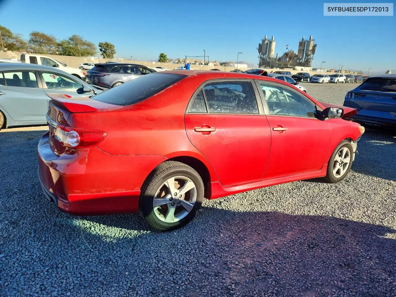 2013 TOYOTA COROLLA VIN 5YFBU4EE5DP172013 — фото 3