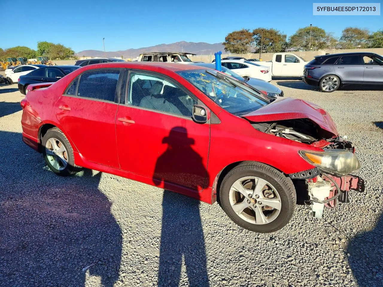 2013 TOYOTA COROLLA VIN 5YFBU4EE5DP172013 — фото 4