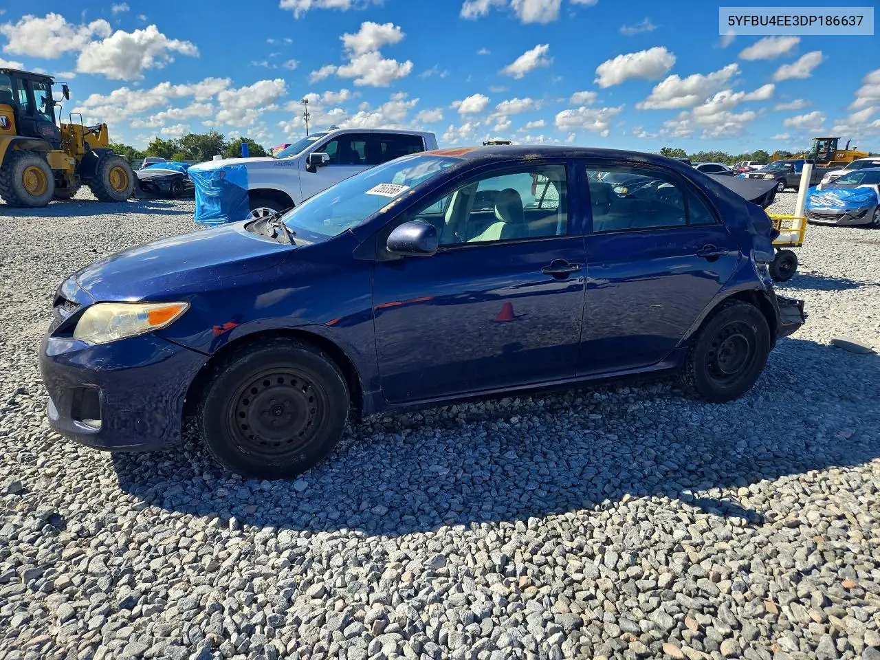 TOYOTA COROLLA 2013, VIN 5YFBU4EE3DP186637