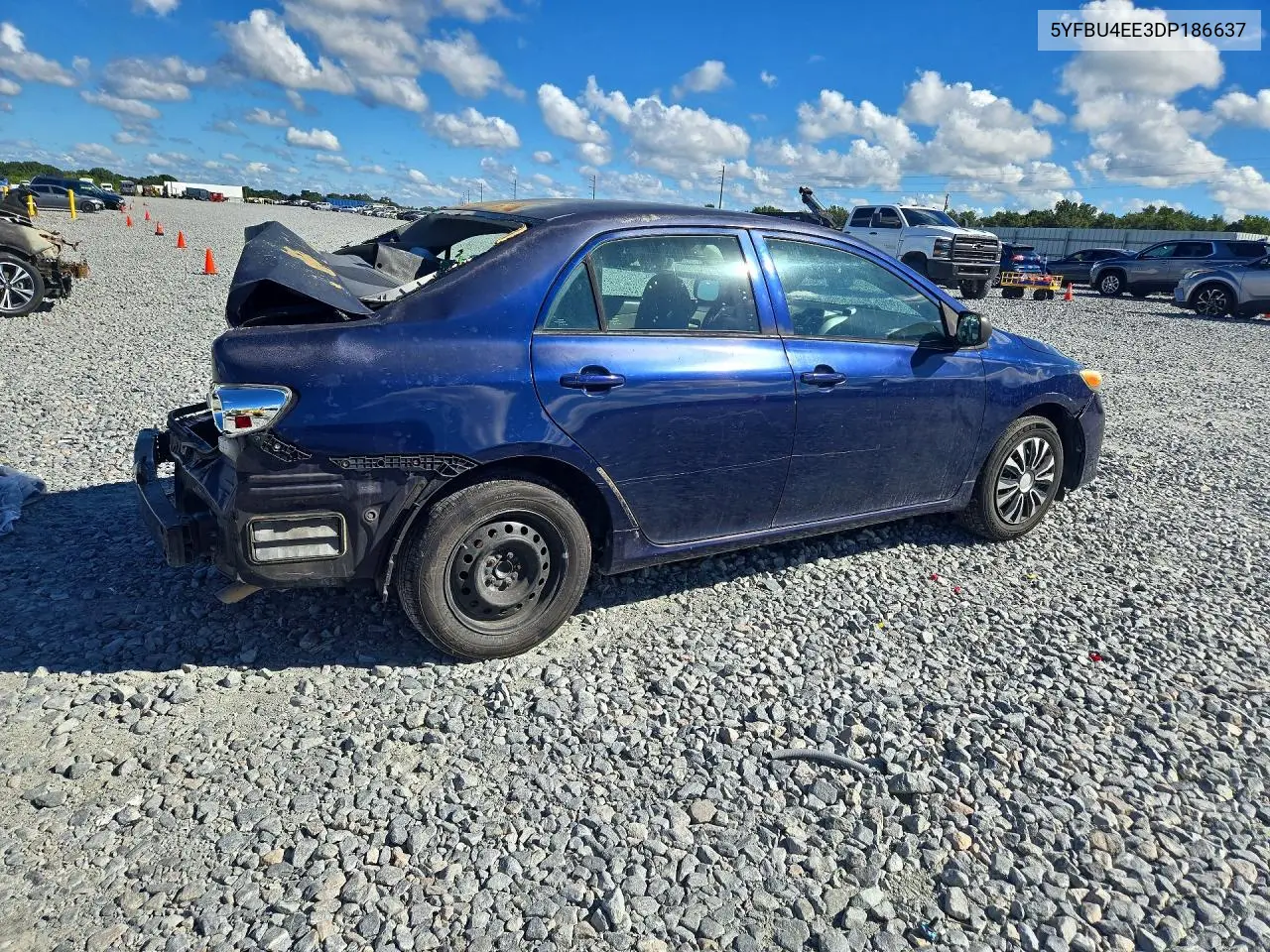 2013 TOYOTA COROLLA VIN 5YFBU4EE3DP186637 — фото 3