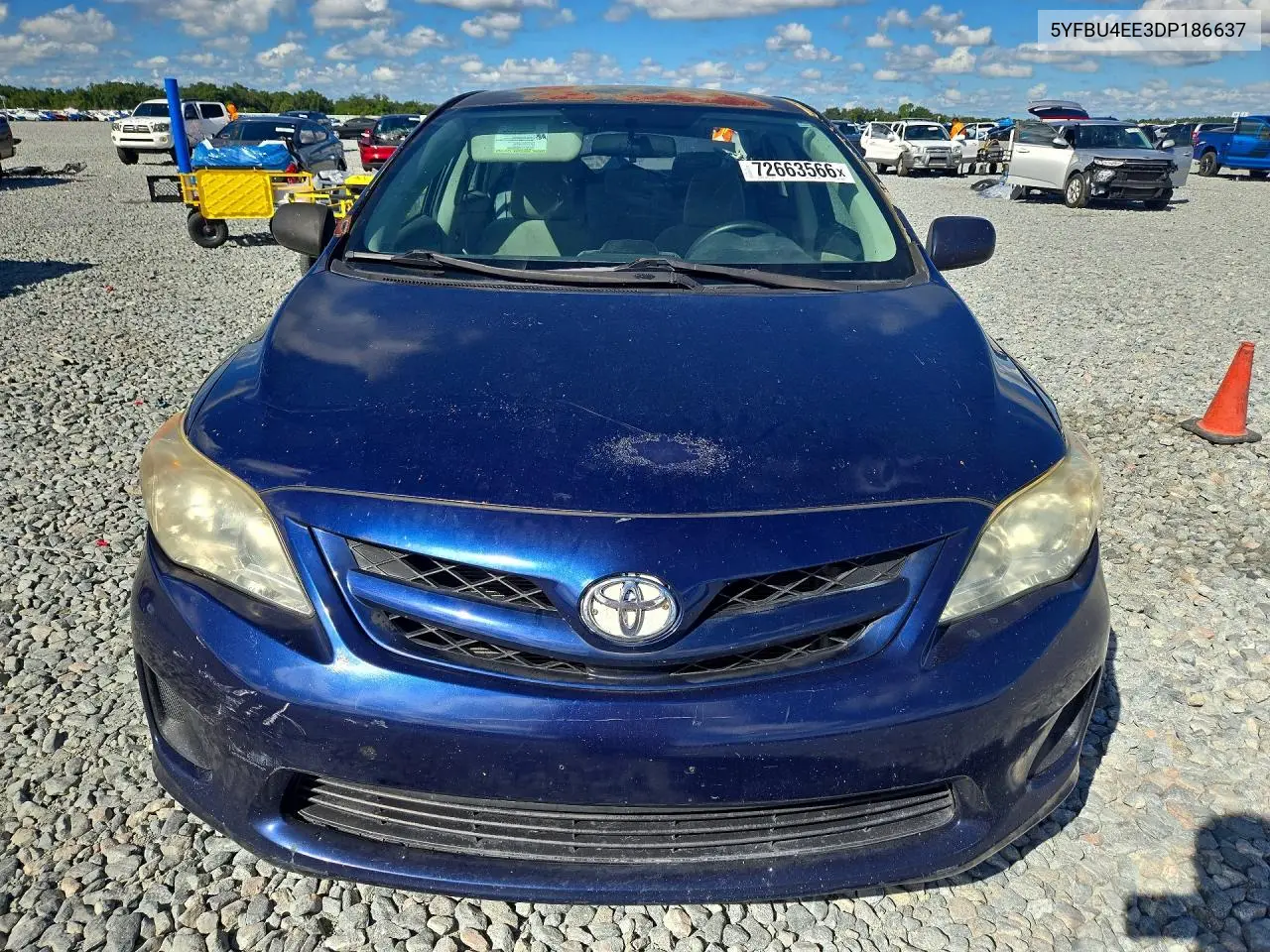 2013 TOYOTA COROLLA VIN 5YFBU4EE3DP186637 — фото 5