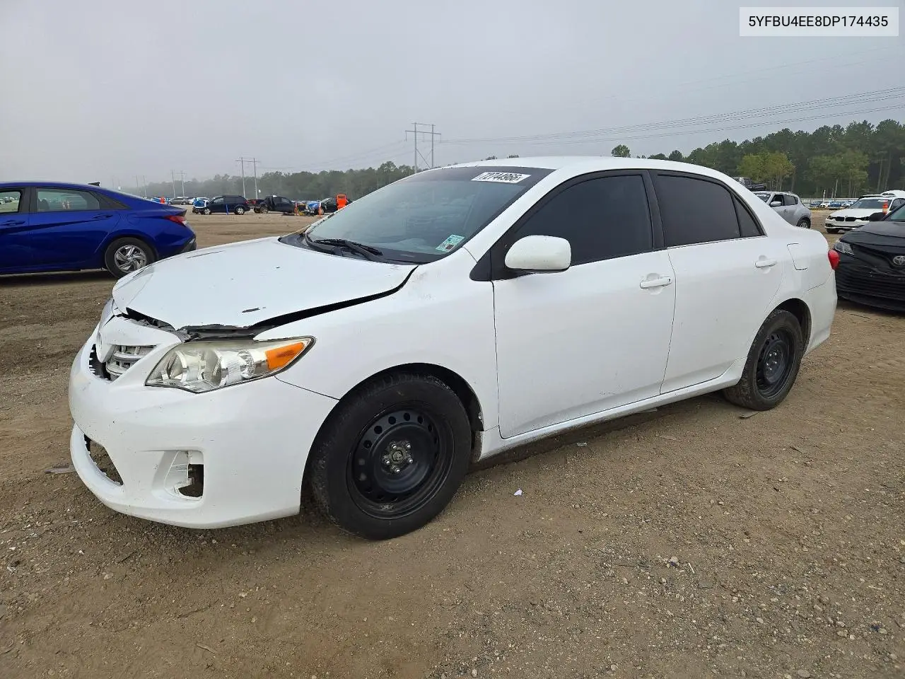 TOYOTA COROLLA 2013, VIN 5YFBU4EE8DP174435