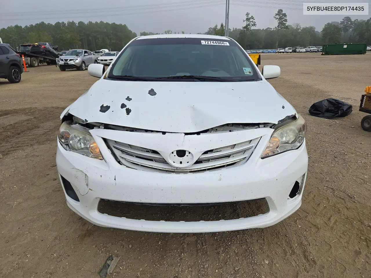 2013 TOYOTA COROLLA VIN 5YFBU4EE8DP174435 — фото 5