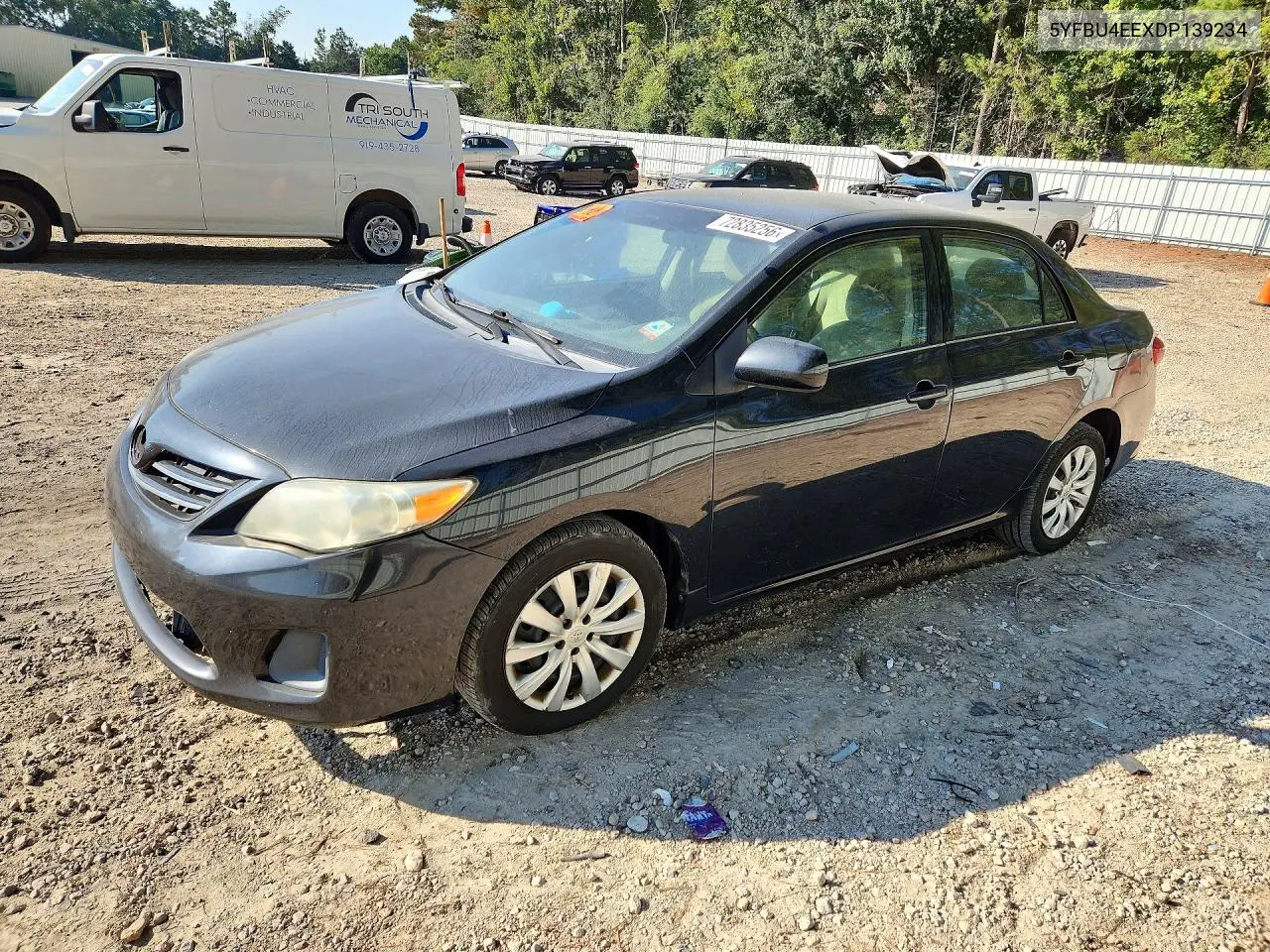 TOYOTA COROLLA 2013, VIN 5YFBU4EEXDP139234