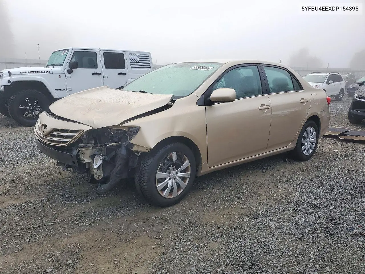 TOYOTA COROLLA 2013, VIN 5YFBU4EEXDP154395