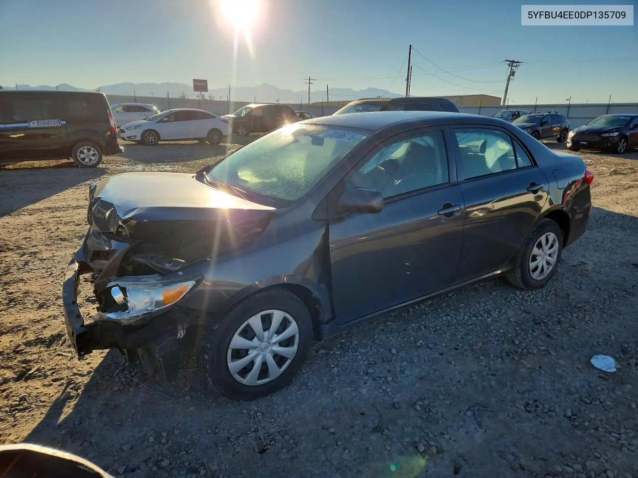 TOYOTA COROLLA 2013, VIN 5YFBU4EE0DP135709