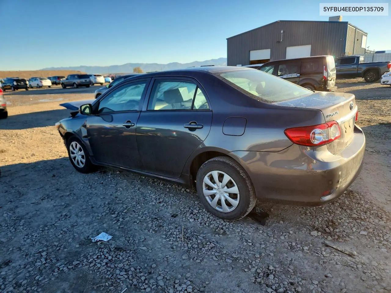 2013 TOYOTA COROLLA VIN 5YFBU4EE0DP135709 — фото 2