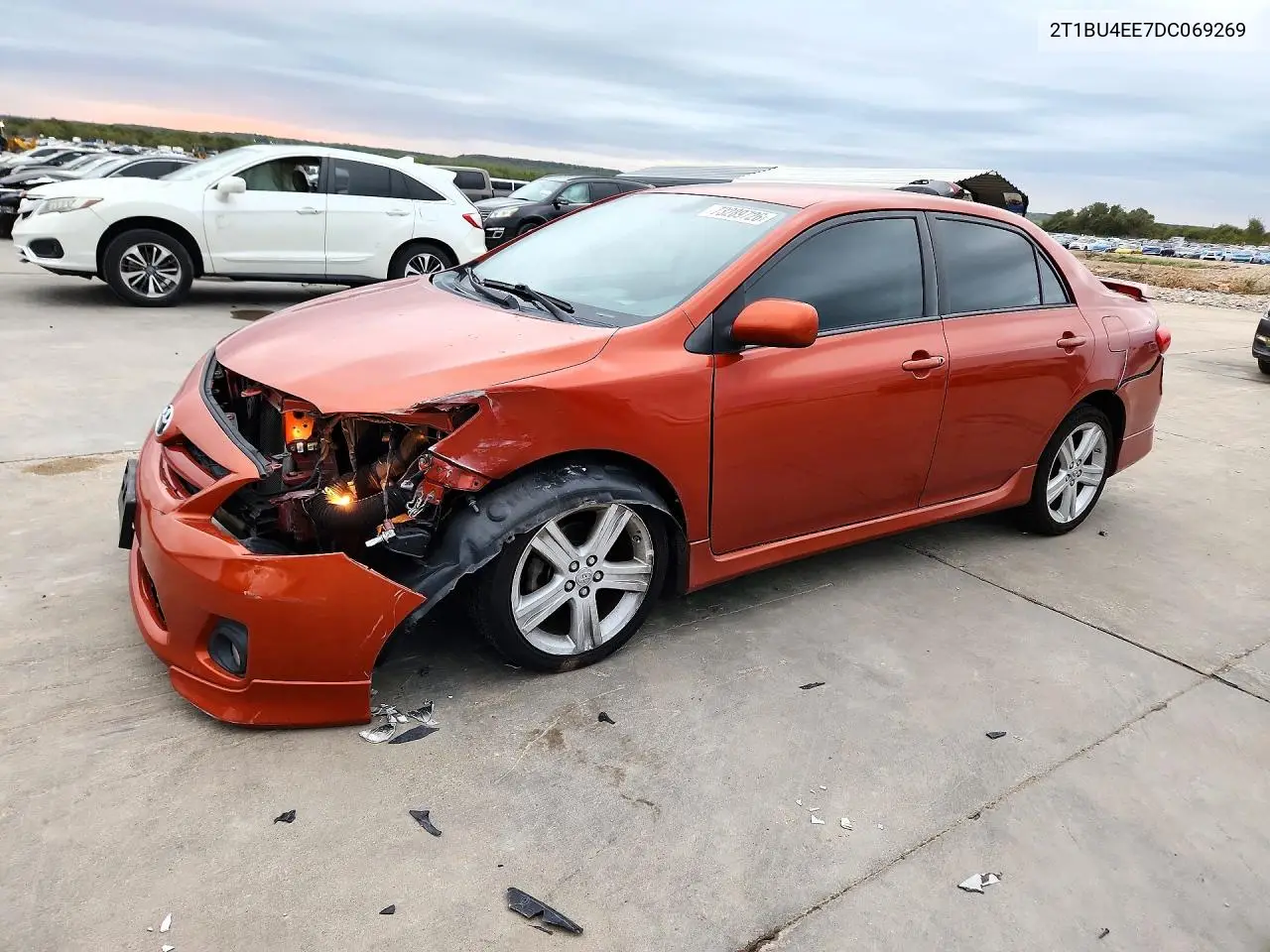 TOYOTA COROLLA 2013, VIN 2T1BU4EE7DC069269