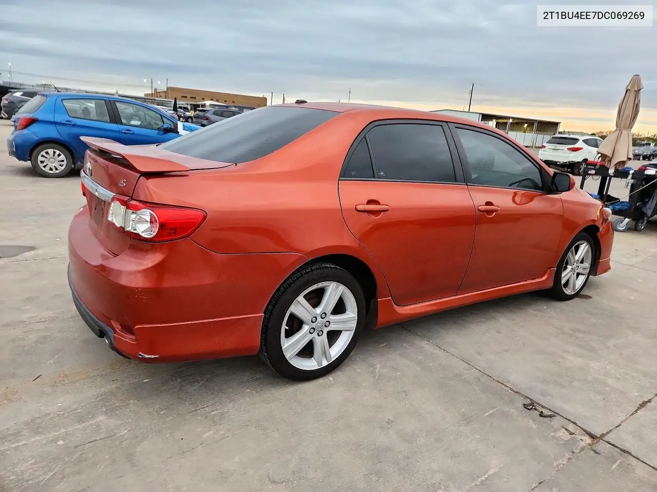 2013 TOYOTA COROLLA VIN 2T1BU4EE7DC069269 — фото 3
