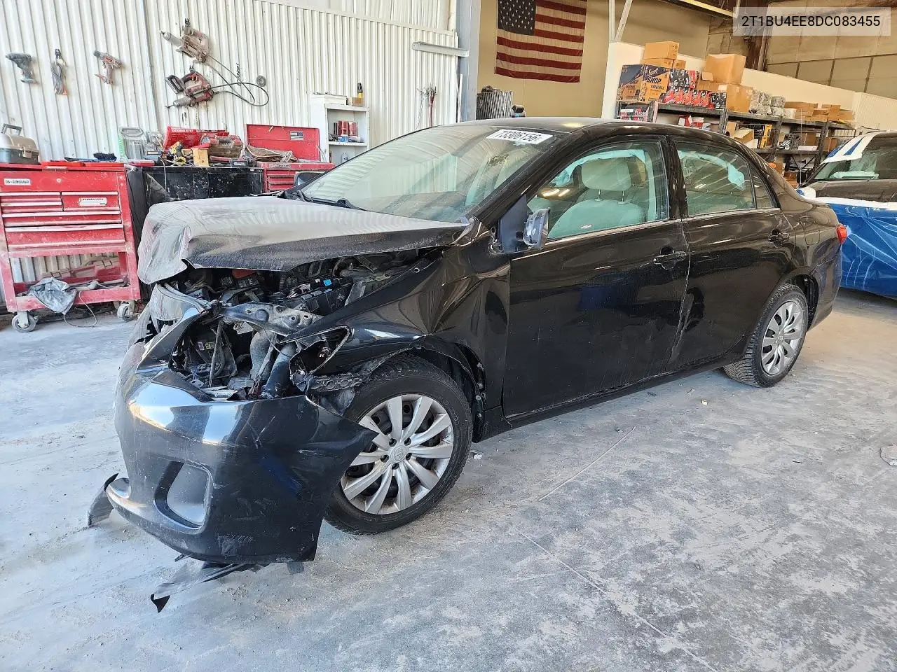 TOYOTA COROLLA 2013, VIN 2T1BU4EE8DC083455