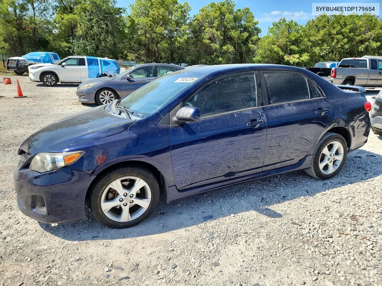 TOYOTA COROLLA 2013, VIN 5YFBU4EE1DP179654