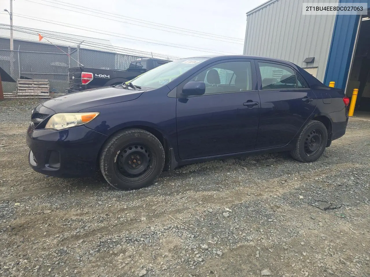 TOYOTA COROLLA 2013, VIN 2T1BU4EE8DC027063