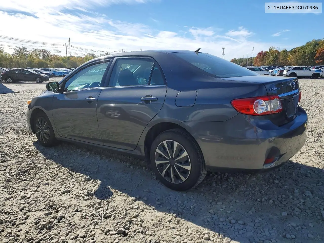 2013 TOYOTA COROLLA VIN 2T1BU4EE3DC070936 — фото 2
