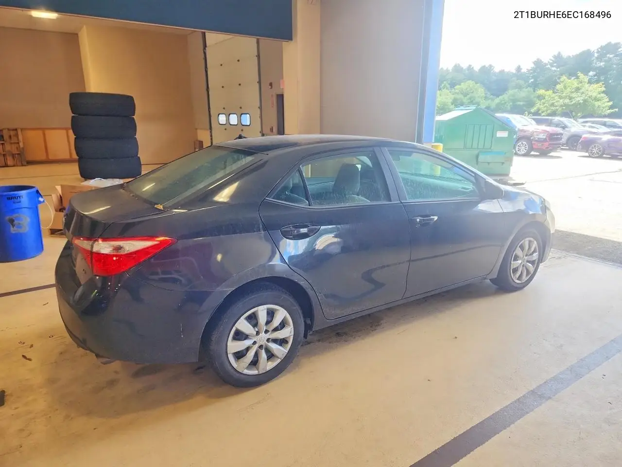2014 TOYOTA COROLLA VIN 2T1BURHE6EC168496 — фото 3