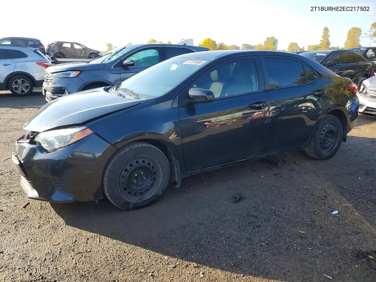 TOYOTA COROLLA 2014, VIN 2T1BURHE2EC217502