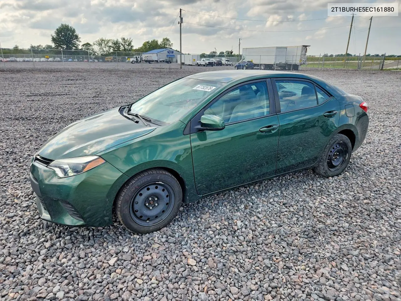 TOYOTA COROLLA 2014, VIN 2T1BURHE5EC161880