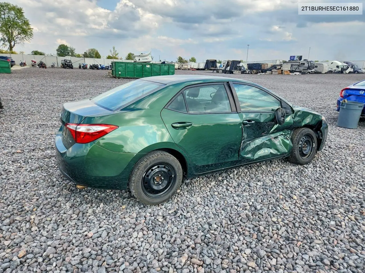 2014 TOYOTA COROLLA VIN 2T1BURHE5EC161880 — фото 3