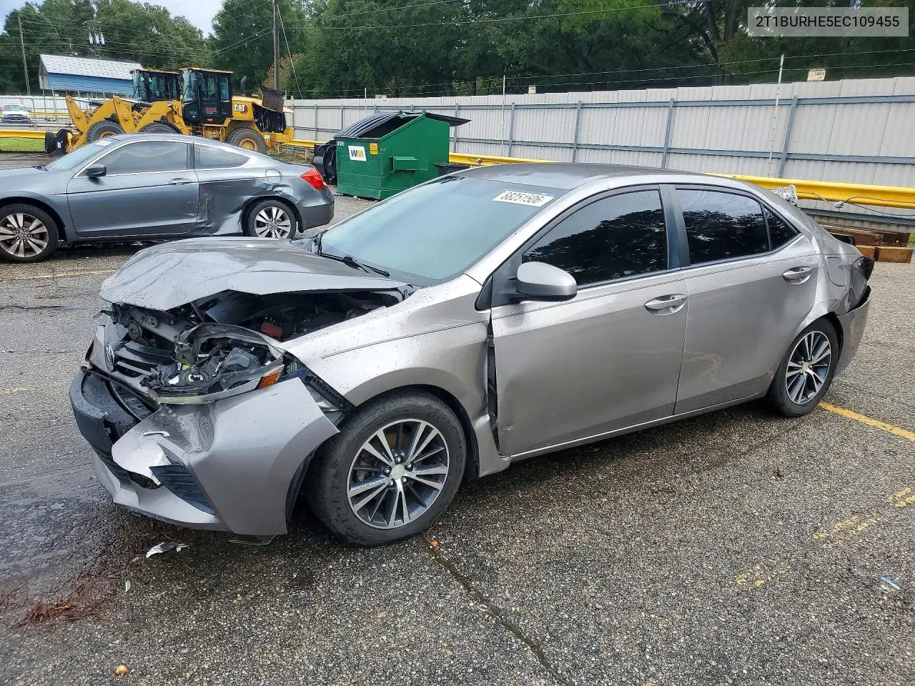 TOYOTA COROLLA 2014, VIN 2T1BURHE5EC109455