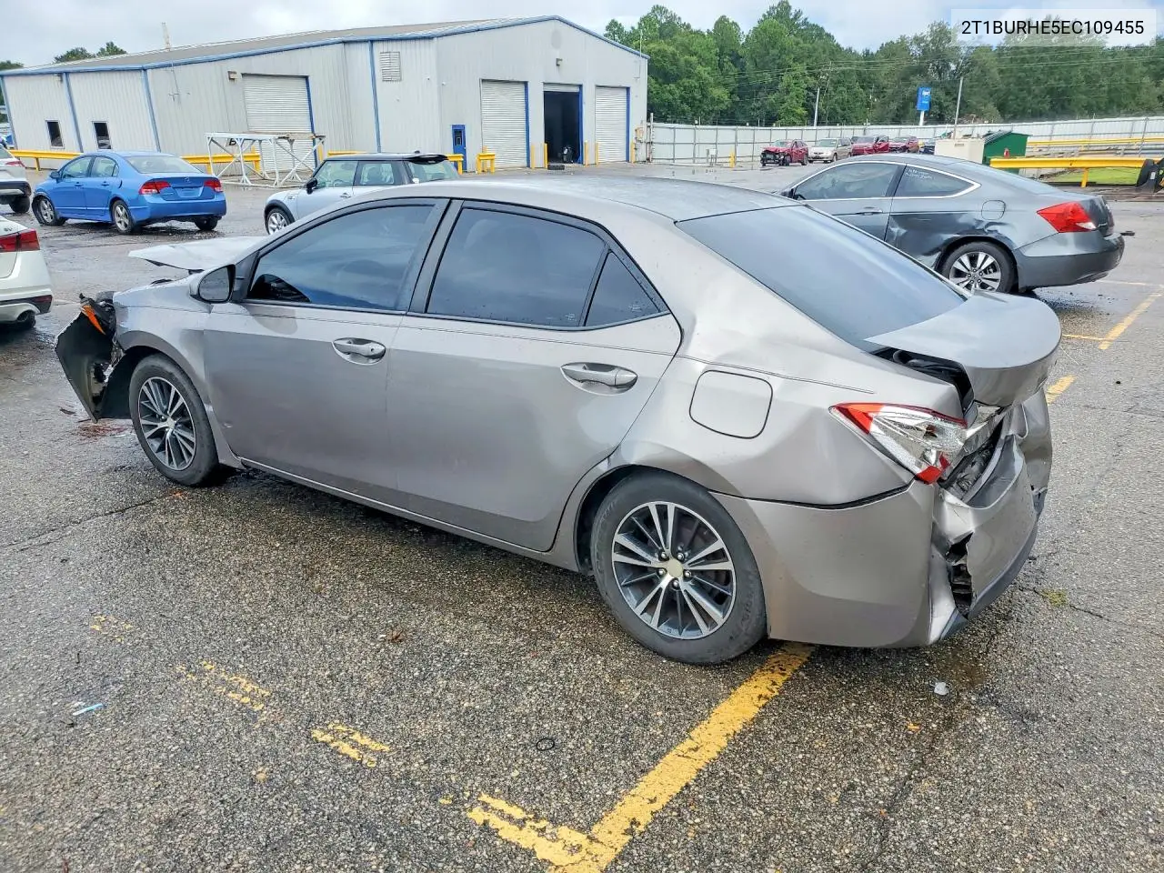 2014 TOYOTA COROLLA VIN 2T1BURHE5EC109455 — фото 2