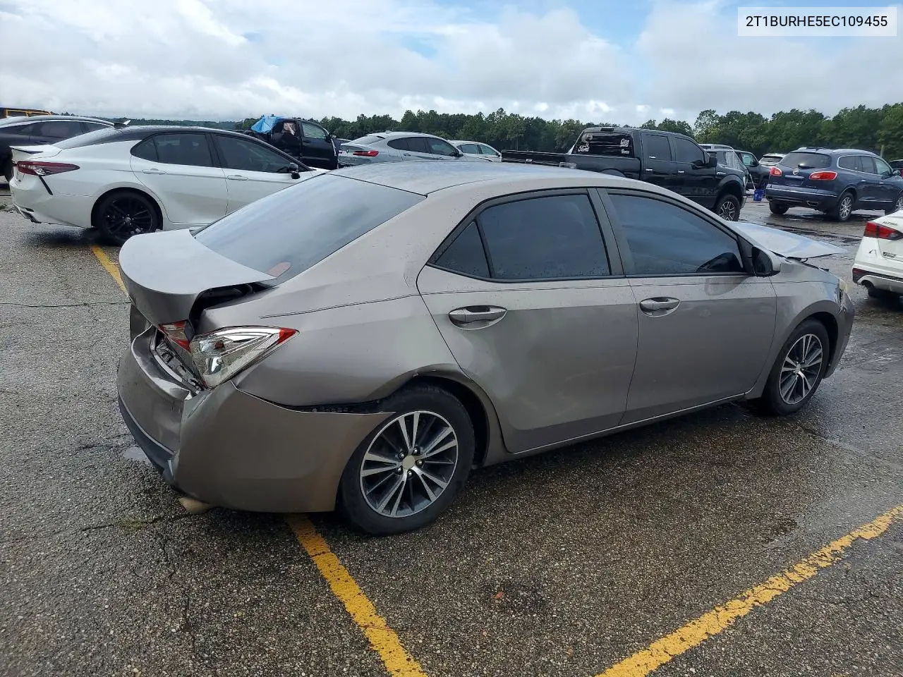 2014 TOYOTA COROLLA VIN 2T1BURHE5EC109455 — фото 3