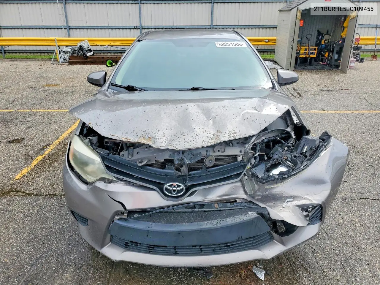 2014 TOYOTA COROLLA VIN 2T1BURHE5EC109455 — фото 5