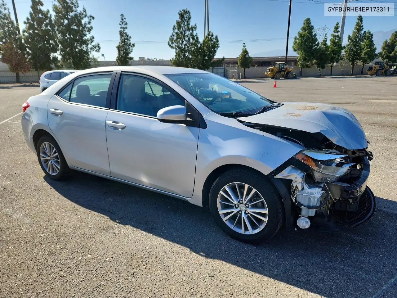 2014 TOYOTA COROLLA VIN 5YFBURHE4EP173311 — фото 4