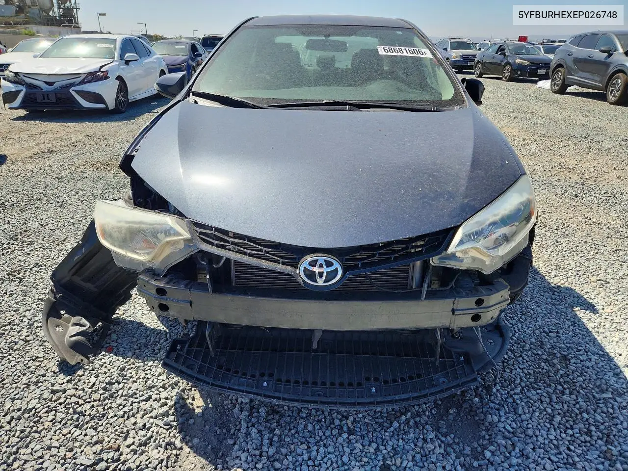 2014 TOYOTA COROLLA VIN 5YFBURHEXEP026748 — фото 5
