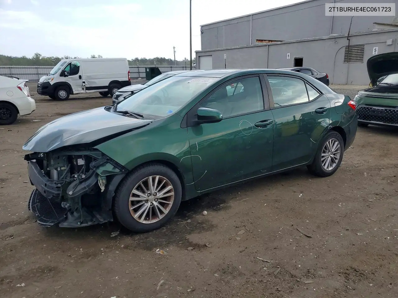 TOYOTA COROLLA 2014, VIN 2T1BURHE4EC061723