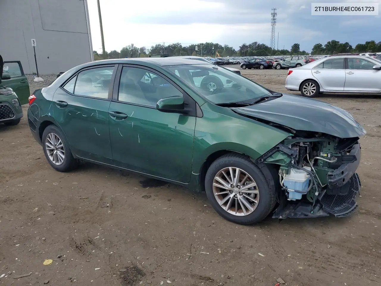 2014 TOYOTA COROLLA VIN 2T1BURHE4EC061723 — фото 4