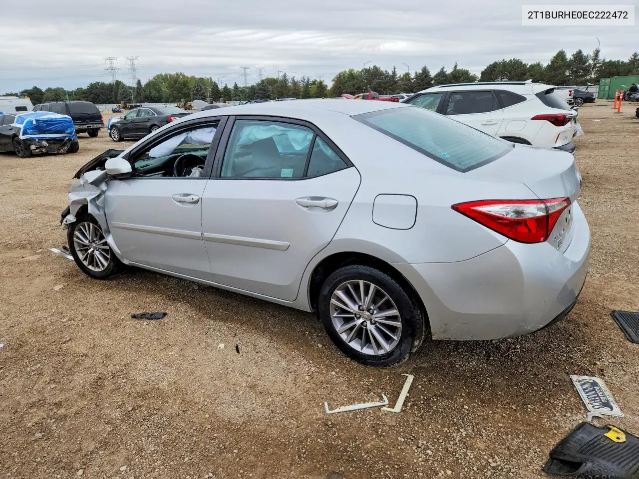 2014 TOYOTA COROLLA VIN 2T1BURHE0EC222472 — фото 2