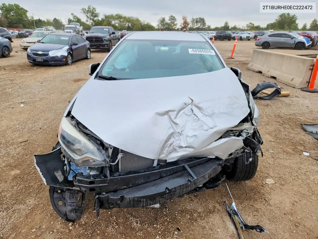 2014 TOYOTA COROLLA VIN 2T1BURHE0EC222472 — фото 5