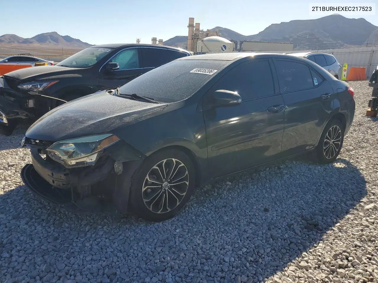 TOYOTA COROLLA 2014, VIN 2T1BURHEXEC217523