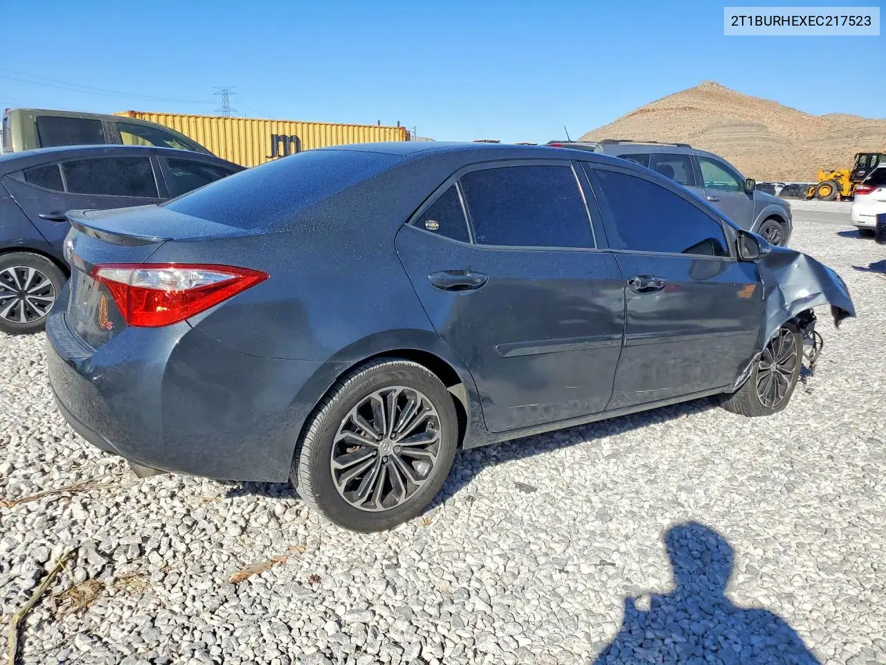 2014 TOYOTA COROLLA VIN 2T1BURHEXEC217523 — фото 3