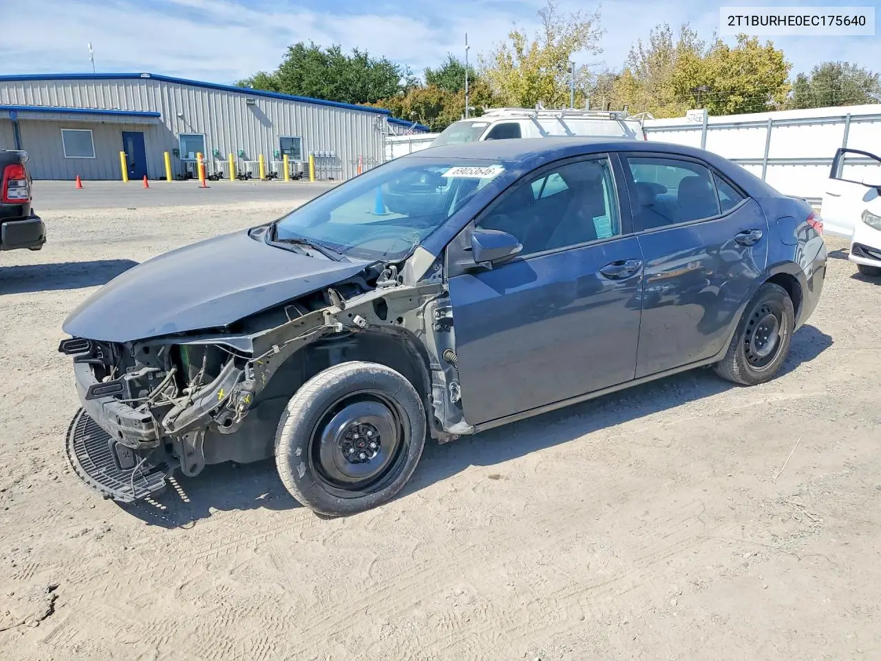 TOYOTA COROLLA 2014, VIN 2T1BURHE0EC175640