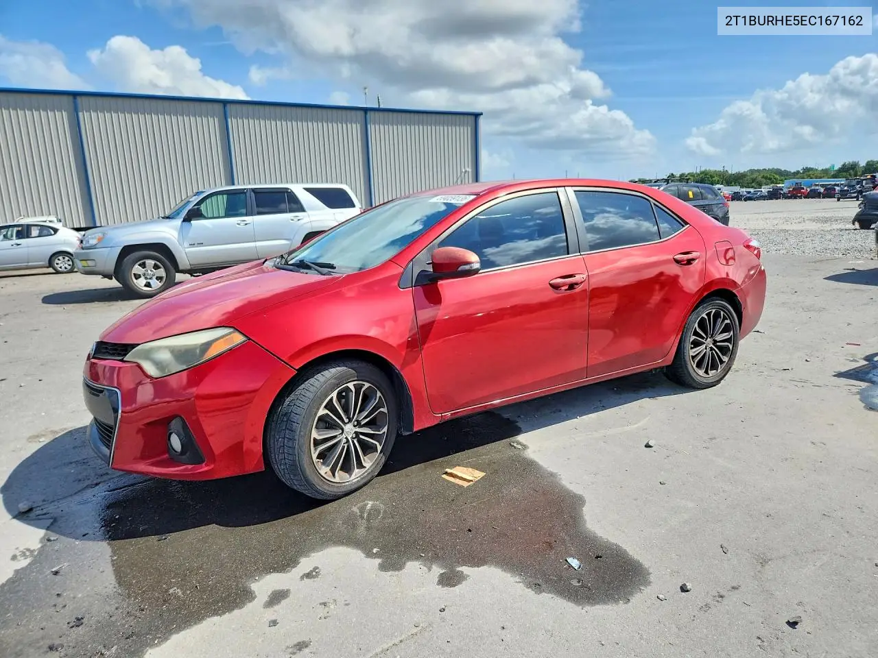 TOYOTA COROLLA 2014, VIN 2T1BURHE5EC167162