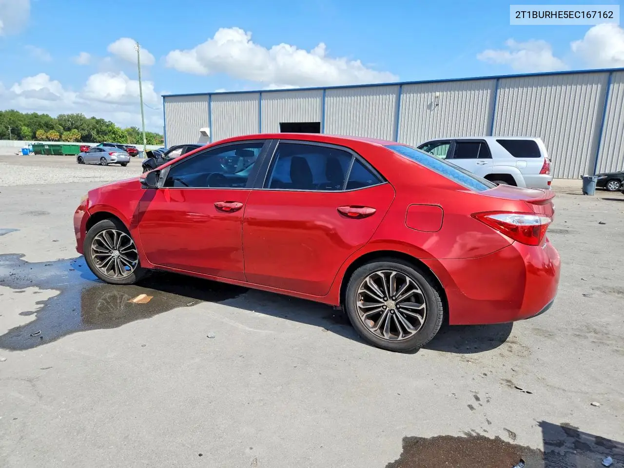2014 TOYOTA COROLLA VIN 2T1BURHE5EC167162 — фото 2