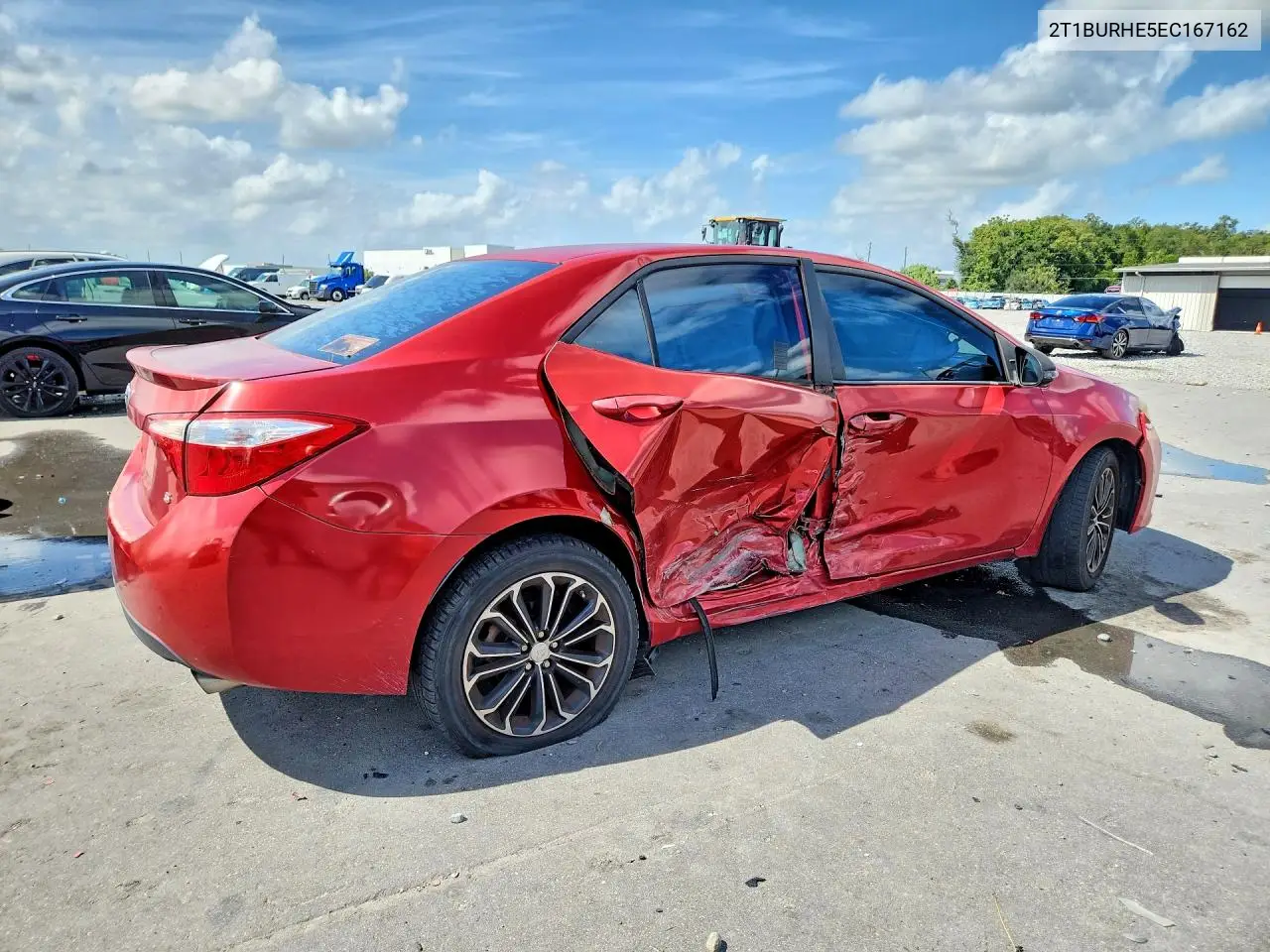 2014 TOYOTA COROLLA VIN 2T1BURHE5EC167162 — фото 3
