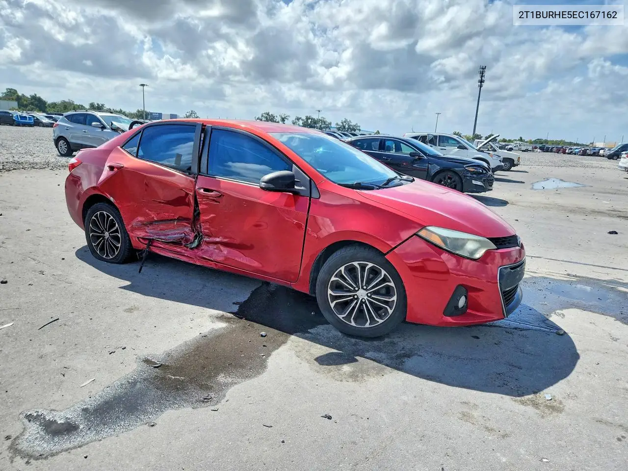 2014 TOYOTA COROLLA VIN 2T1BURHE5EC167162 — фото 4