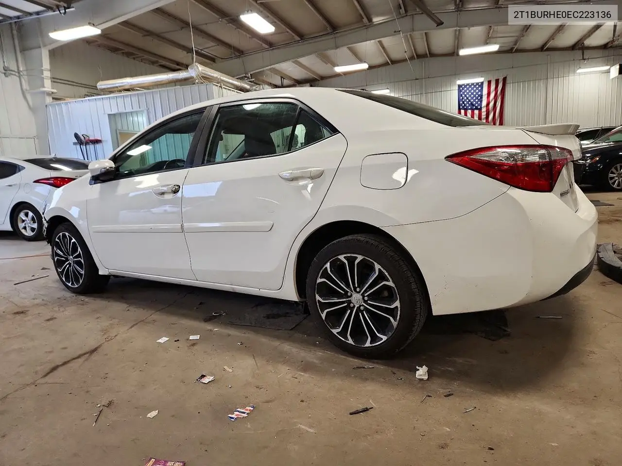 2014 TOYOTA COROLLA VIN 2T1BURHE0EC223136 — фото 2