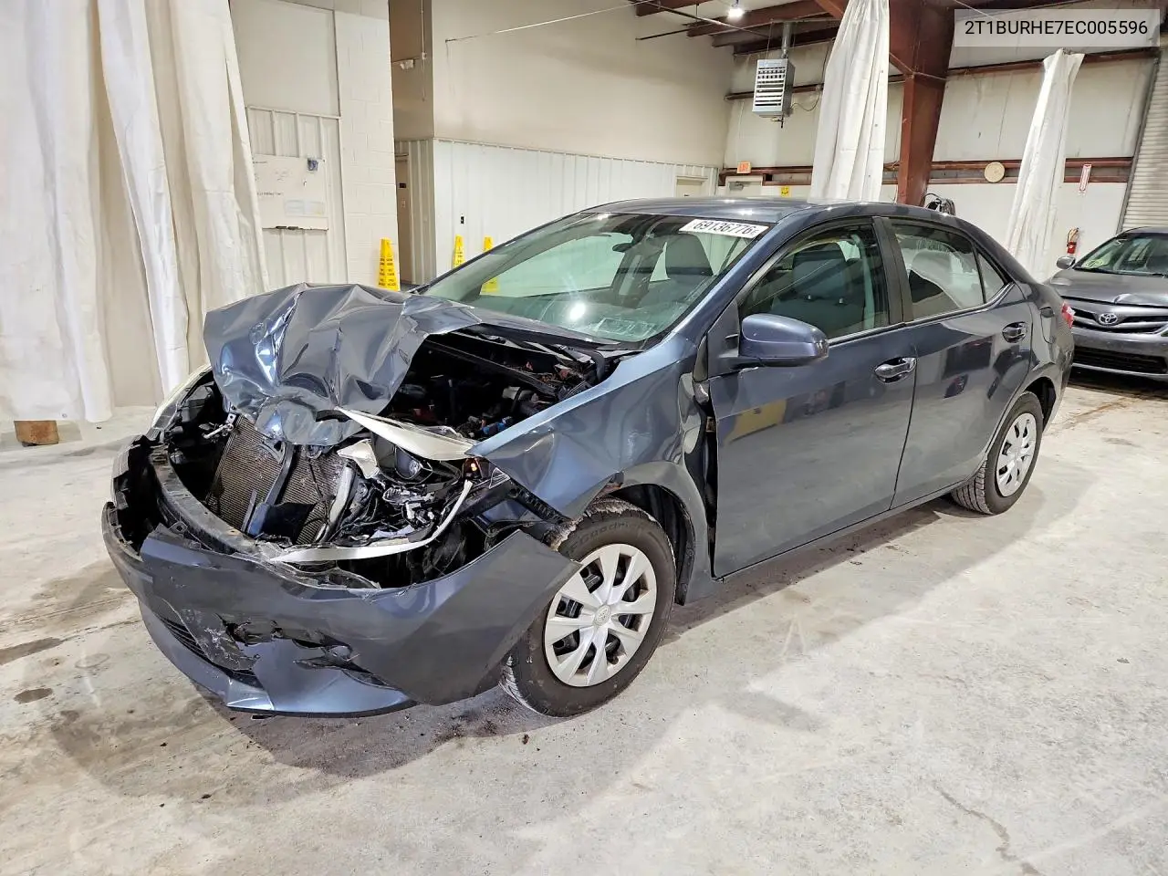 TOYOTA COROLLA 2014, VIN 2T1BURHE7EC005596