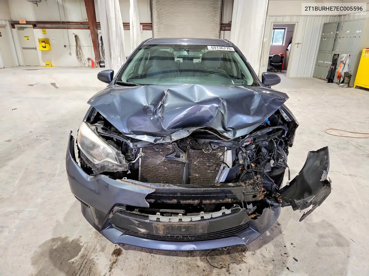 2014 TOYOTA COROLLA VIN 2T1BURHE7EC005596 — фото 5