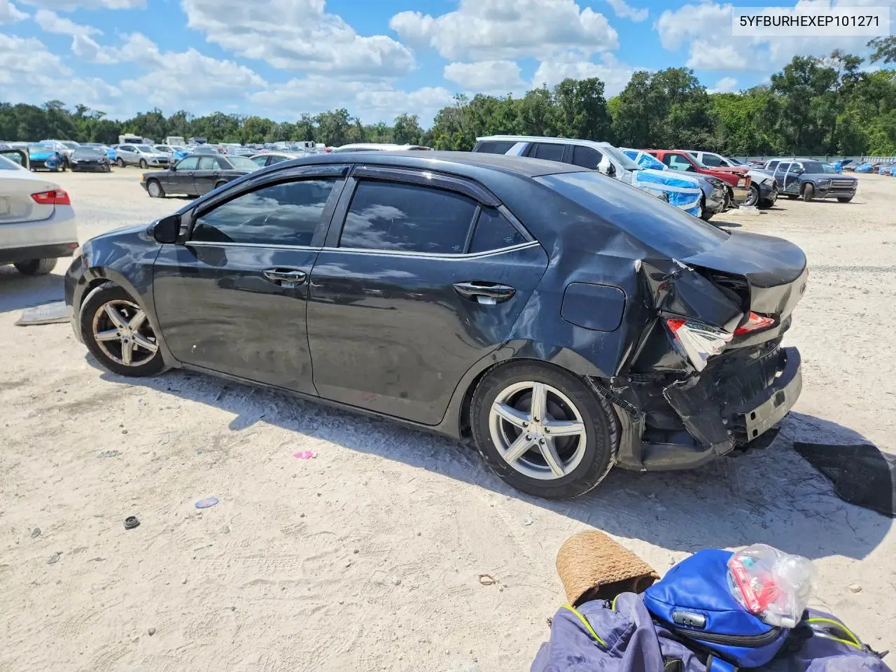 2014 TOYOTA COROLLA VIN 5YFBURHEXEP101271 — фото 2