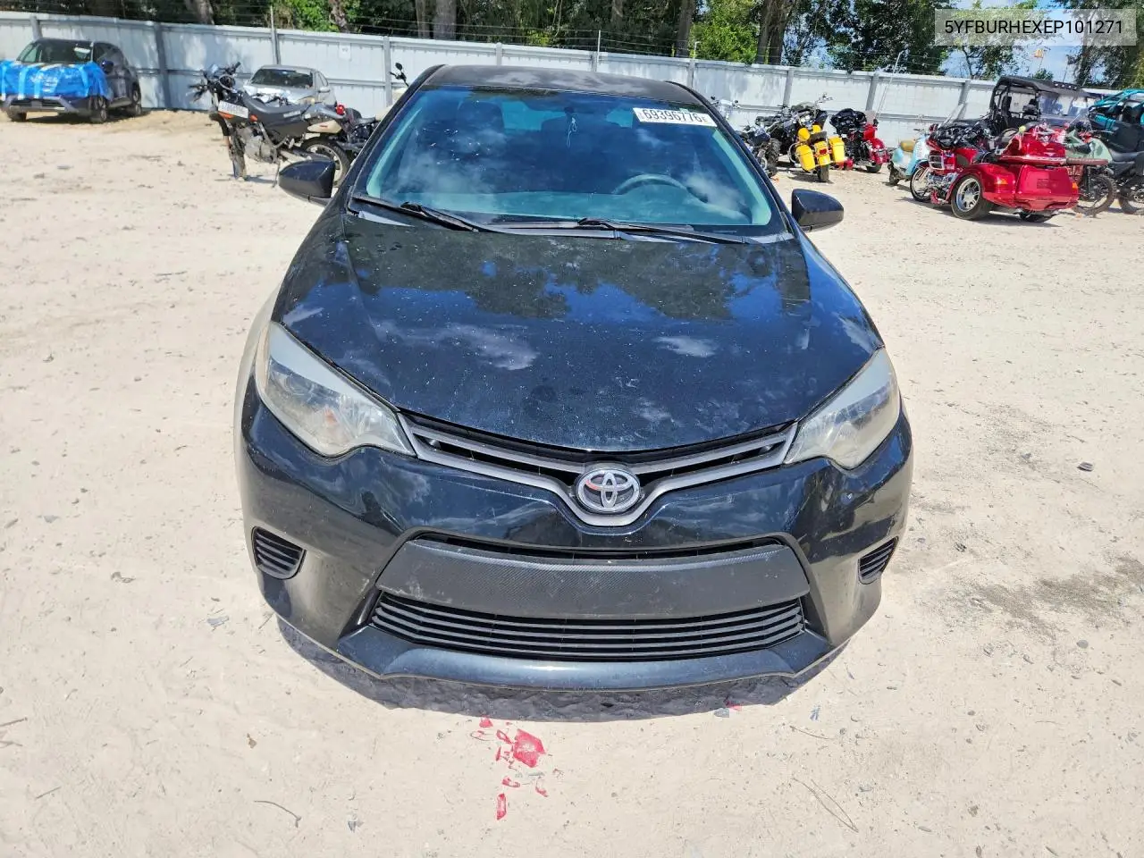 2014 TOYOTA COROLLA VIN 5YFBURHEXEP101271 — фото 5