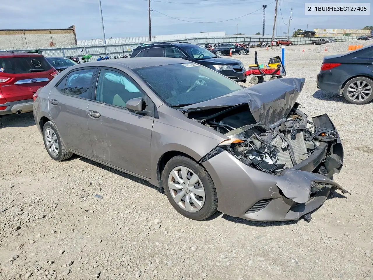 2014 TOYOTA COROLLA VIN 2T1BURHE3EC127405 — фото 4