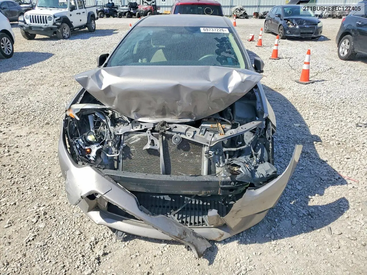2014 TOYOTA COROLLA VIN 2T1BURHE3EC127405 — фото 5